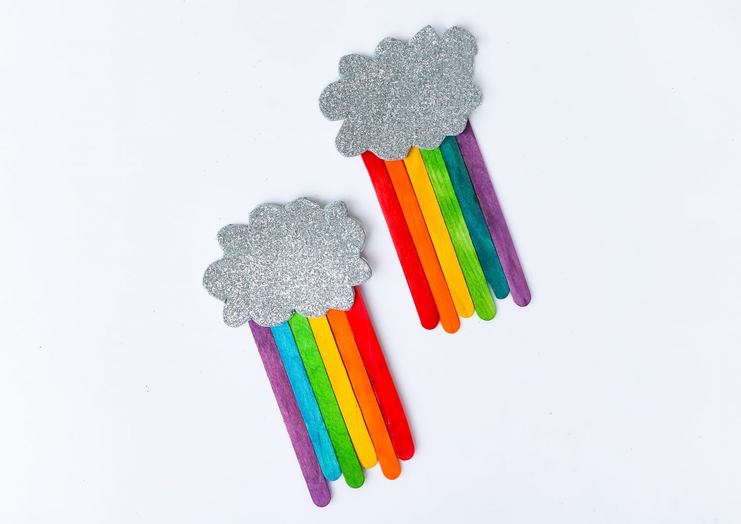 how to make an easy rainbow craft