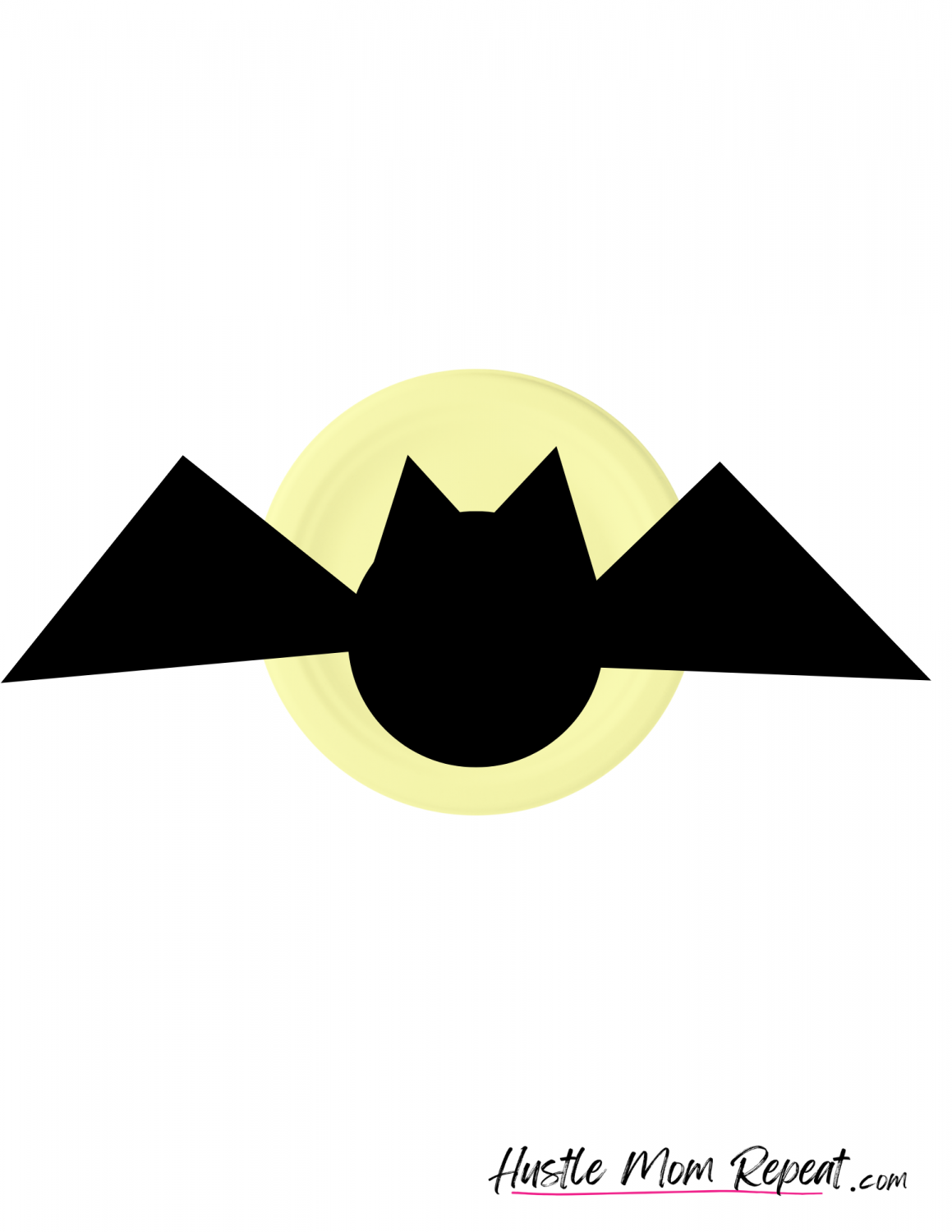 Super Easy Bat Craft | Hustle Mom Repeat